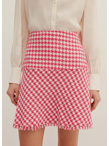 STEFANEL Spódnica w kolorze różowo-białym