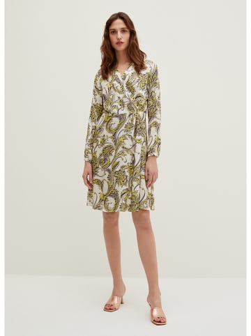 STEFANEL Kleid in Weiß/ Gelb/ Lila