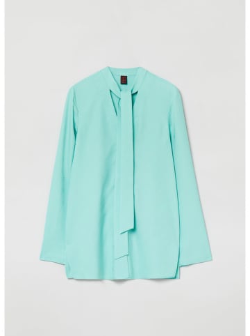 STEFANEL Bluse in Türkis