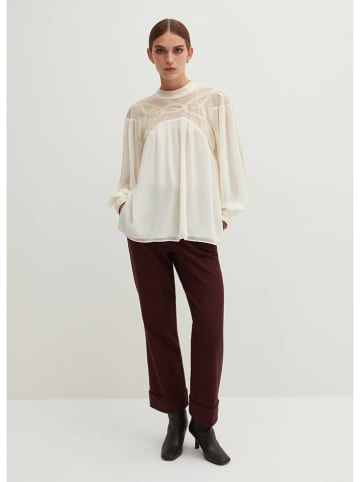 STEFANEL Bluse in Creme