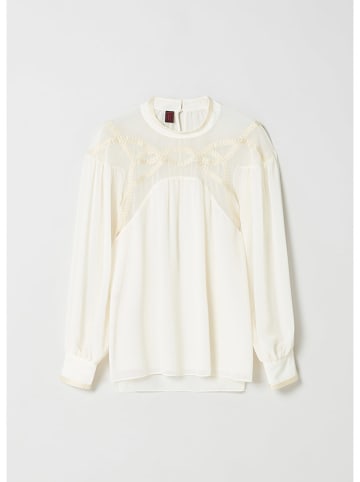 STEFANEL Bluse in Creme