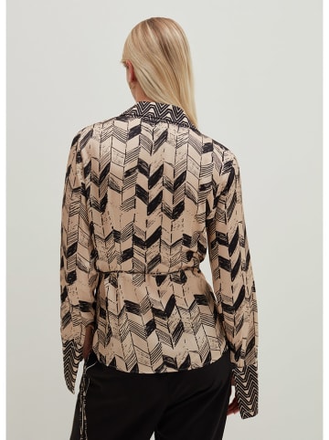 STEFANEL Blouse beige/zwart