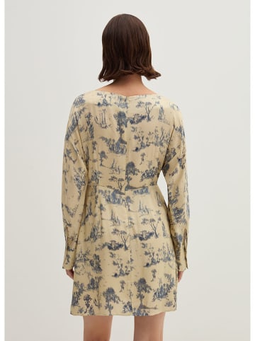 STEFANEL Jurk beige/blauw