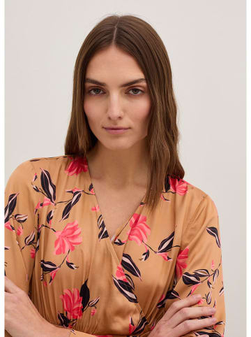 STEFANEL Kleid in Hellbraun/ Rosa