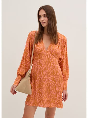 STEFANEL Sukienka w kolorze pomarańczowo-jasnoróżowym