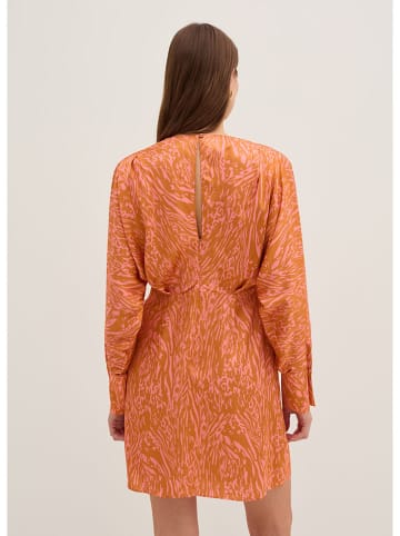 STEFANEL Jurk oranje/lichtroze