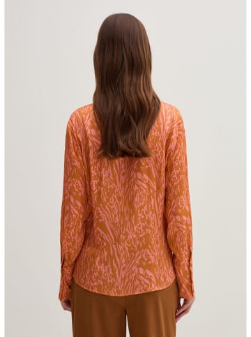 STEFANEL Bluse in Orange/ Rosa