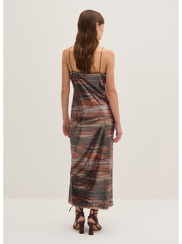 STEFANEL Pailettenkleid bruin/oranje