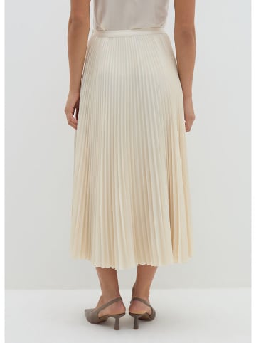 STEFANEL Plisseerock in Creme