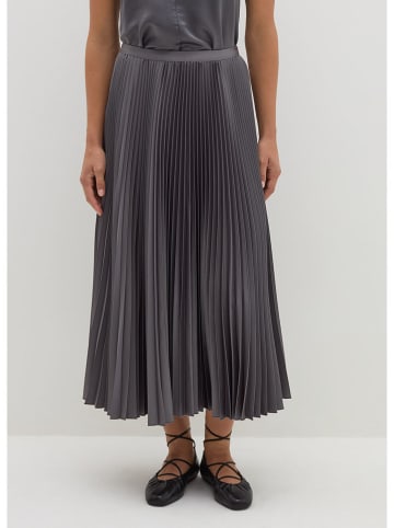 STEFANEL Plissérok grijs