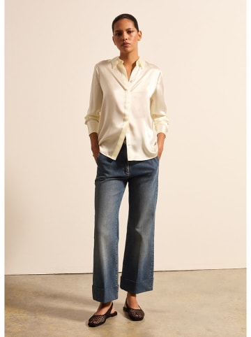STEFANEL Seidenbluse in Creme