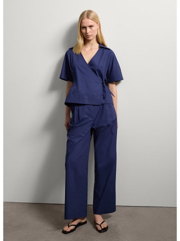 STEFANEL Bluse in Dunkelblau