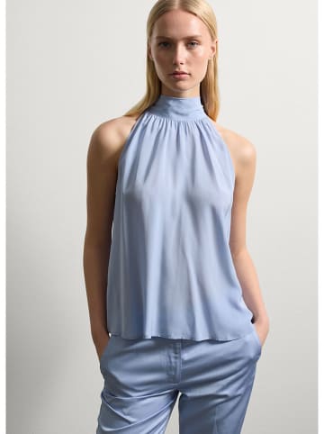 STEFANEL Blusentop in Hellblau