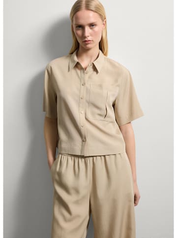 STEFANEL Koszula w kolorze beżowym