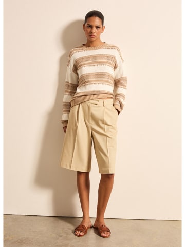 STEFANEL Pullover in Creme/ Beige