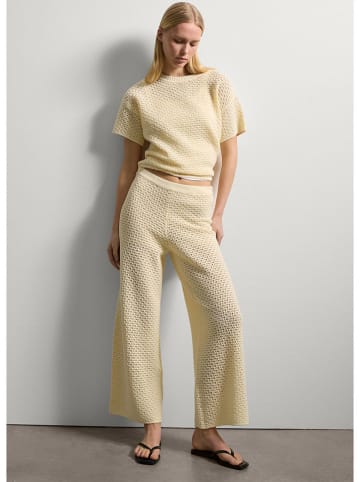 STEFANEL Pullover in Hellgelb