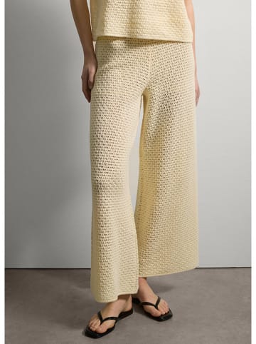 STEFANEL Spodnie w kolorze jasnożółtym