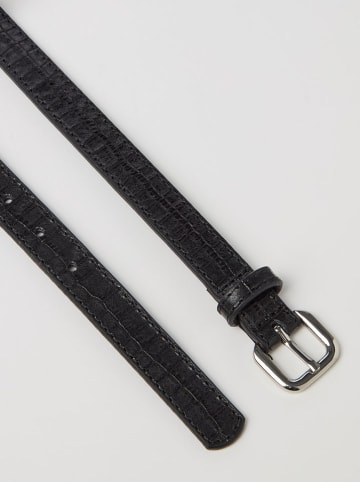 STEFANEL Leren riem zwart