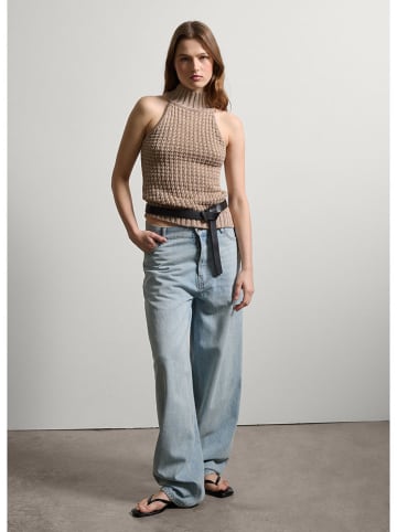 STEFANEL Bezrękawnik w kolorze szarobrązowym