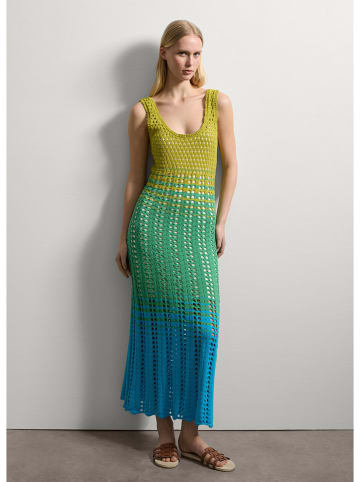 STEFANEL Kleid in Limette/ Grün/ Blau
