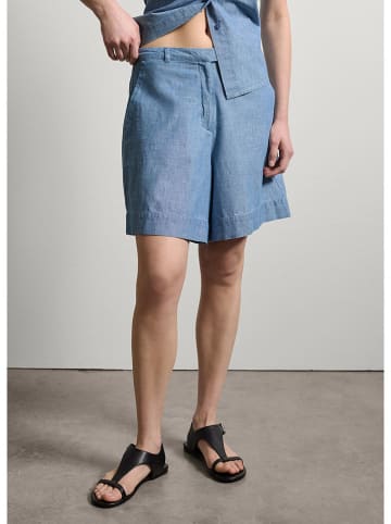 STEFANEL Bermudy w kolorze błękitnym