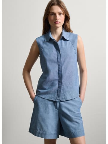 STEFANEL Blusentop in Hellblau