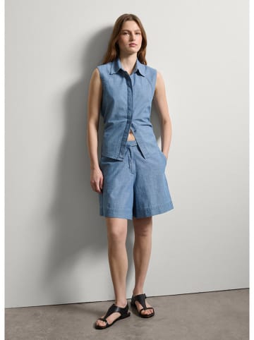 STEFANEL Blusentop in Hellblau