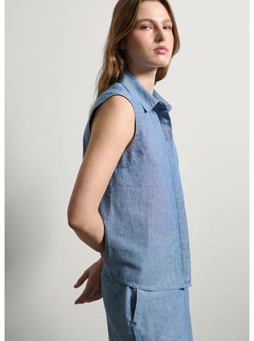 STEFANEL Blusentop in Hellblau