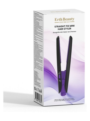 ErthSkin Mini-Glätteisen ''Straight Fix'' in Schwarz