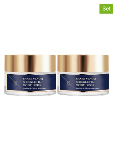 ErthSkin 2-delige set: gezichtscrèmes ''Wrinkle Fill Snake Venom'' - 2x 50 ml