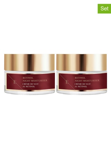 ErthSkin 2-delige set: nachtcrèmes ''Retinol'' - 2x 50 ml