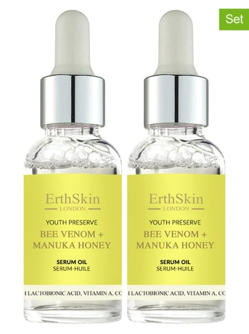 ErthSkin 2-delige set: serum-olie ''Bee Venom + Manuka Honey'' - 2x 30 ml