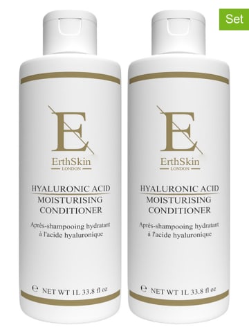 ErthSkin 2er-Set: Haarspülungen ''Hyaluronic Acid'' - 2x 1 l