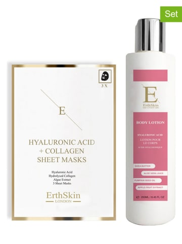 ErthSkin 4-delige verzorgingsset ''Hyaluronic Acid + Collagen''