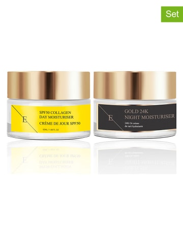 ErthSkin 2er-Set: Gesichtscremen ''Collagen + 24k Gold''