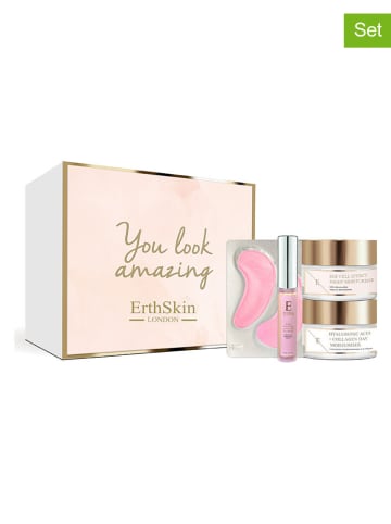 ErthSkin 8tlg. Gesichtspflege-Set ''Ros. Blos. + EGF + Hyal. Acid & Collagen''