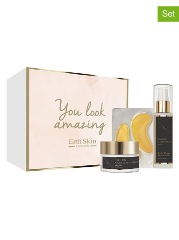 ErthSkin 7tlg. Gesichtspflege-Set ''24k Gold''
