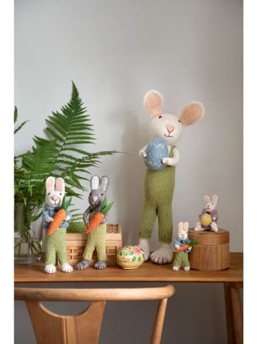 Gry & Sif Dekofigur ''Bunny'' in Weiß/ Grün - (L)27 cm