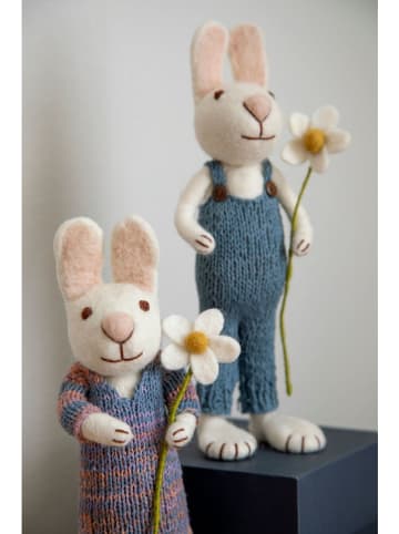 Gry & Sif Figurka dekoracyjna w kolorze biało-niebiesko-pomarańczowym - dł. 60 cm