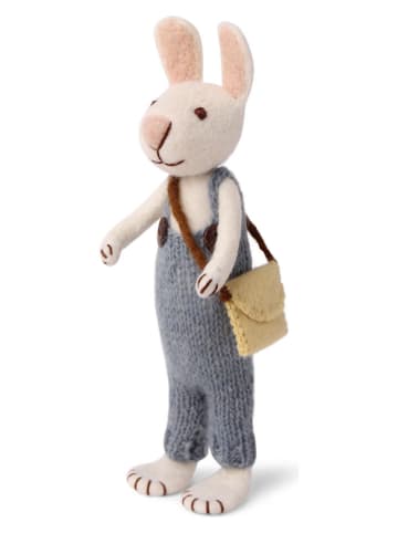 Gry & Sif Decofiguur "Bunny" crème/grijs - (B)25 x (H)55 x (D)9,5 cm