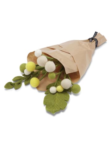 Gry & Sif Bukiet dekoracyjny w kolorze zielono-żółtym - dł. 45 cm