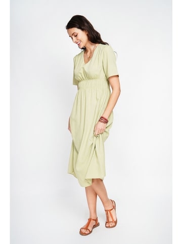 Le Jardin du Lin Kleid in Hellgrün