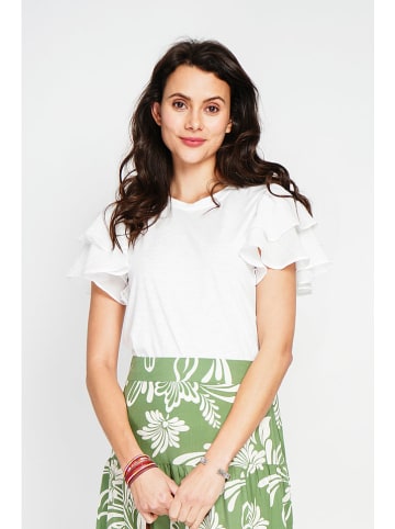 Le Jardin du Lin Blouse wit