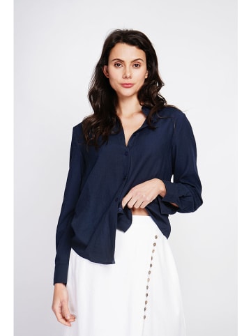 Le Jardin du Lin Blouse donkerblauw