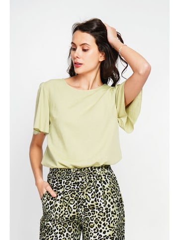 Le Jardin du Lin Blouse lichtgroen