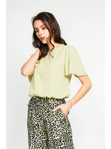Le Jardin du Lin Blouse lichtgroen