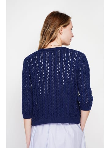Le Jardin du Lin Vest donkerblauw