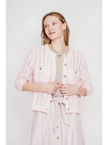 Le Jardin du Lin Cardigan in Rosa