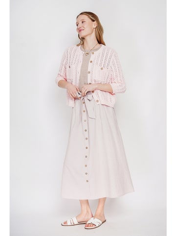 Le Jardin du Lin Cardigan in Rosa