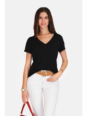 Le Jardin du Lin Shirt in Schwarz
